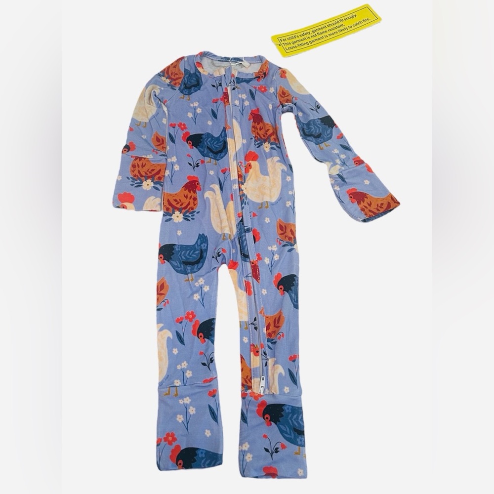 BAMBOO Chicken Print Bodysuit